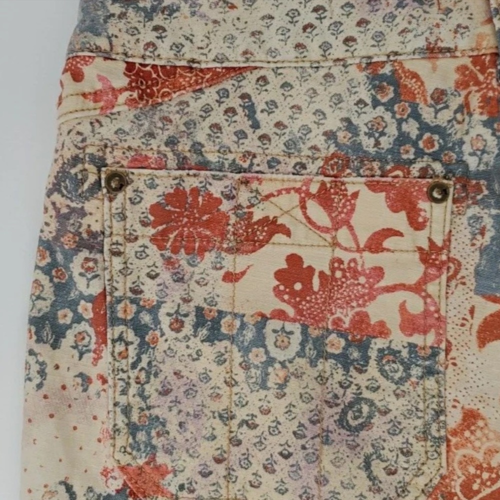 Anthropologie Pilcro The Wanderer Paisley Low Rise Boho Shorts Size 28 - Picture 11 of 14